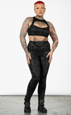 Killstar Clothing Searchlight Sports Bra