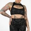Killstar Clothing Searchlight Sports Bra