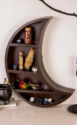 Tragic Beautiful Selena Crescent Moon Shelf | Twilight