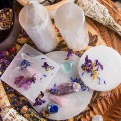 Crystals Selenite Charging Plate Witchcraft