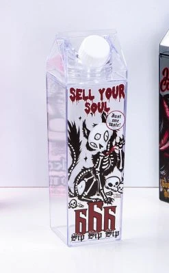 Rose Demon Sell Your Soul Carton Drink Bottle Home & Gifts