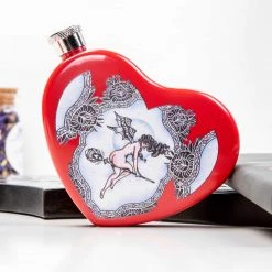 Drop Dead Gorgeous Send Nudes Heart Flask Home & Gifts 7 Drop Dead Gorgeous Send Nudes Heart Flask Home & Gifts