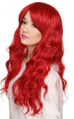 Rockstar Wigs Beauty Serafina Long Crimson Wavy Wig