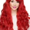 Rockstar Wigs Beauty Serafina Long Crimson Wavy Wig