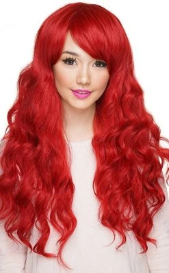 Rockstar Wigs Beauty Serafina Long Crimson Wavy Wig