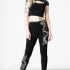 Killstar Serpent Storm Leggings Clothing