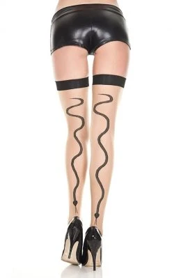 Music Legs Serpentine Stockings Clothing