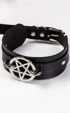 Cold Black Heart Seventh Seal Choker | Black Chokers