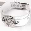 Cold Black Heart Seventh Seal Choker | White Chokers