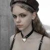 Punk Rave She Devil Tartan Beret Accessories