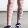 Killstar Clothing Sheena Fishnet Stockings | Pastel Pink