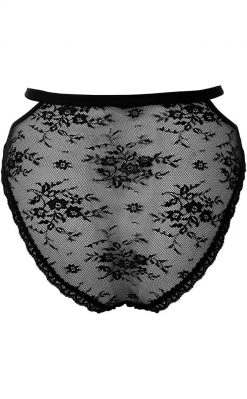 Killstar Clothing Sheer Evil Panty | Black