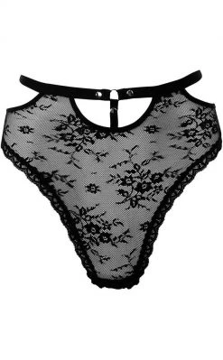 Killstar Clothing Sheer Evil Panty | Black