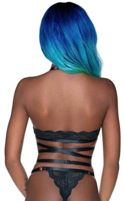 Killstar She's Deadly Lace Bralet | Emerald