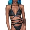 Killstar She's Deadly Lace Bralet | Emerald 1 Killstar She's Deadly Lace Bralet | Emerald