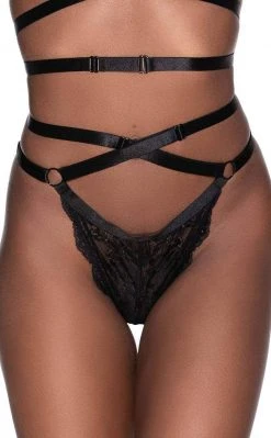 Killstar She's Deadly Lace Panty | Black Clothing