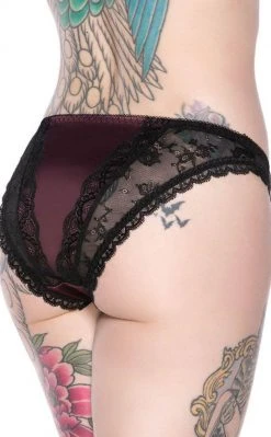 Killstar Clothing She's Poison Panty | Wine