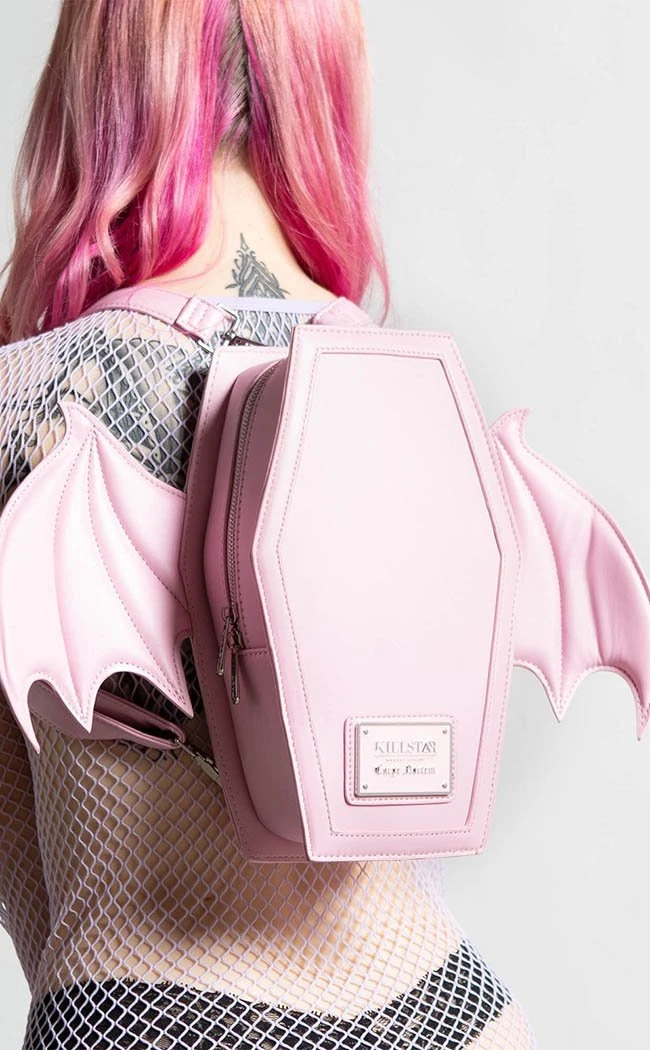 Killstar Sickly Sweet Backpack | Pastel Pink 3 Killstar Sickly Sweet Backpack | Pastel Pink