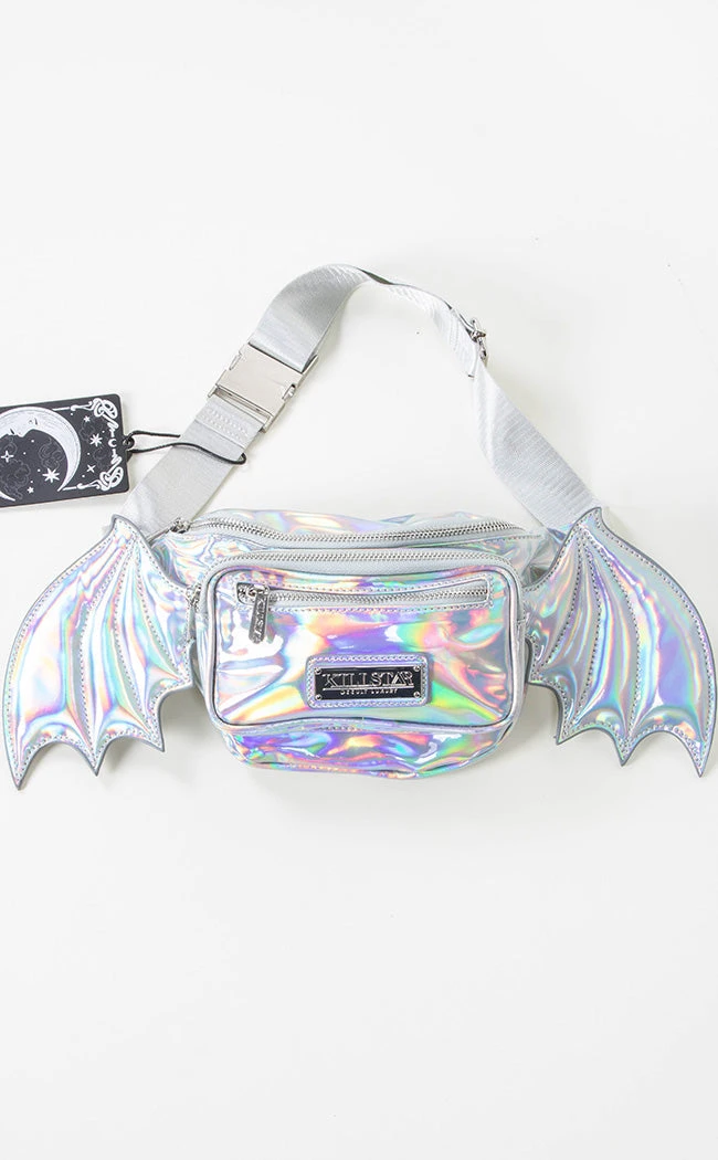 Killstar Accessories Sickly Sweet Waistbag | Holographic Pink 4 Killstar Accessories Sickly Sweet Waistbag | Holographic Pink