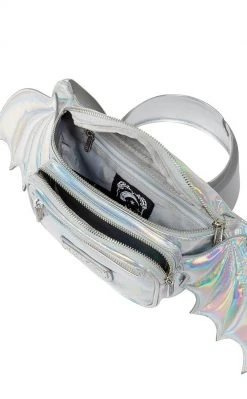 Killstar Accessories Sickly Sweet Waistbag | Holographic Pink 10 Killstar Accessories Sickly Sweet Waistbag | Holographic Pink