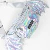 Killstar Accessories Sickly Sweet Waistbag | Holographic Pink