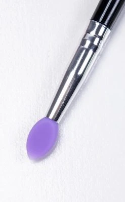 Deadly Sins Cosmetics Beauty Silicone Glitter Brush | Purple