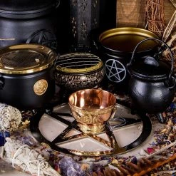 TB Silver Plated Cut-Out Pentagram Altar Tile | 20cm New Arrivals
