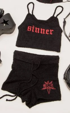 BlackCraft Sinner Cosy Lounge Set | Black Clothing