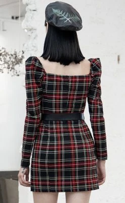 Punk Rave Clothing Siren Tartan Dress