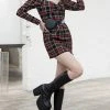 Punk Rave Clothing Siren Tartan Dress