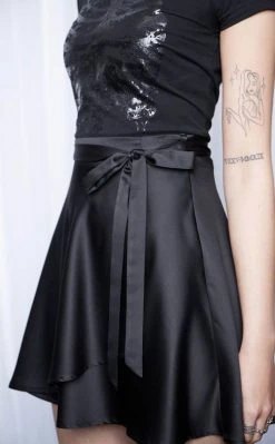 Mary Wyatt Siren Wrap Mini Skirt