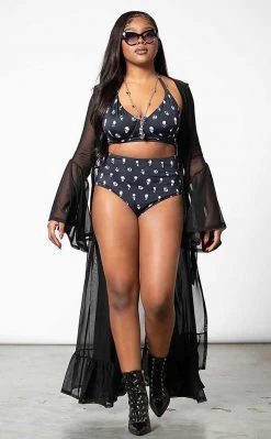 Killstar Skull 2-Piece Swimsuit Clothing