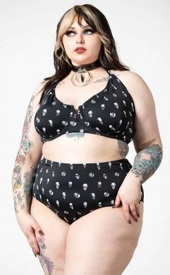 Killstar Skull 2-Piece Swimsuit Clothing