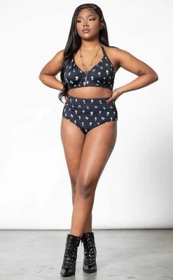 Killstar Skull 2-Piece Swimsuit Clothing