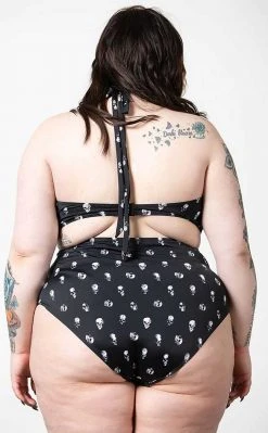Killstar Skull 2-Piece Swimsuit Clothing