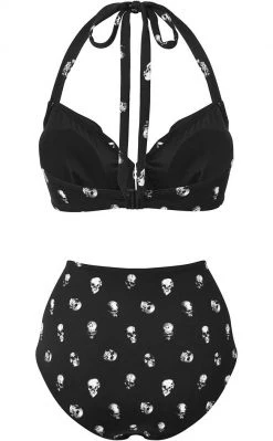 Killstar Skull 2-Piece Swimsuit Clothing
