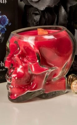 Luna Moth Home & Gifts Skull Jar Candle | Sex On The Beach