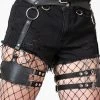 Killstar Plus Size Sky High Leg Harness