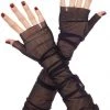 Music Legs Slouchy Mesh Arm Warmers