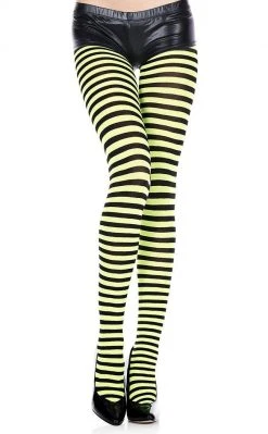 Music Legs Small Stripe Pantyhose | Choose Colour