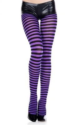 Music Legs Small Stripe Pantyhose | Choose Colour