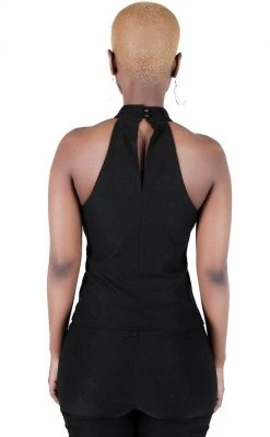 Killstar Clothing Snare Lace Up Top