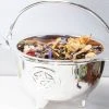 Cauldrons Home Decor Solid Brass Cauldron | Silver Pentagram 1 Cauldrons Home Decor Solid Brass Cauldron | Silver Pentagram