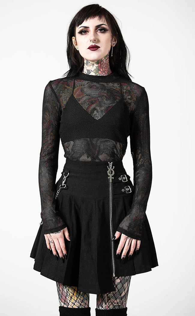 Killstar Space Wave Mini Skirt 4 Killstar Space Wave Mini Skirt