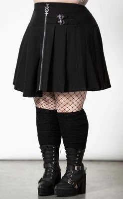 Killstar Space Wave Mini Skirt