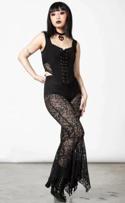 Killstar Spectral Lure Bell Bottoms Clothing 8 Killstar Spectral Lure Bell Bottoms Clothing