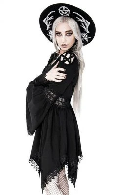 Restyle Spectre Lace Tunic Dress Clothing