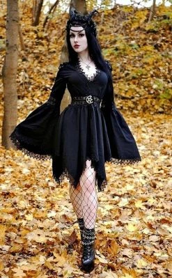 Restyle Spectre Lace Tunic Dress Clothing