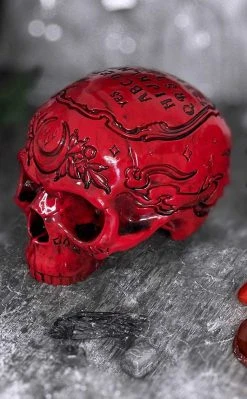 Killstar Home & Gifts Spirit Board Resin Skull | Blood