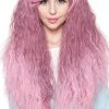 Rockstar Wigs Spirit Song Long Wavy Rose Pink Wig Beauty